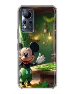 Чохол для Infinix Note 12 з картинкою «Міккі в майстерні»