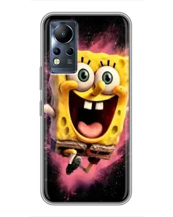 Чохол для Infinix Note 12 з картинкою «Вибуховий Спанч Боб»