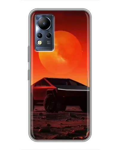 Чохол для Infinix Note 12 з картинкою «Cybertruck на Марсі»