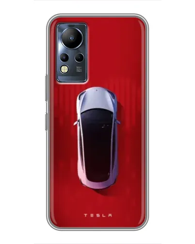 Чохол для Infinix Note 12 з картинкою «Tesla Top View»