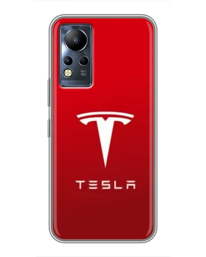 Чохол для Infinix Note 12 з картинкою «Tesla Red Classic»