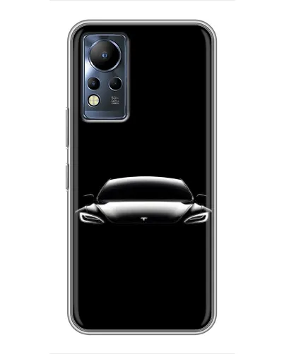 Чохол для Infinix Note 12 з картинкою «Фари Tesla Night»
