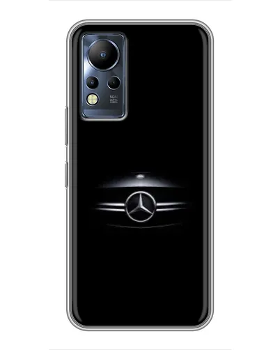 Чехол для Infinix Note 12 с картинкой «Mercedes — абстрактные линии»