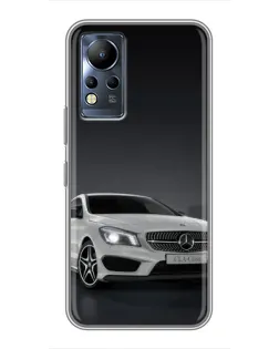 Чехол для Infinix Note 12 с картинкой «Mercedes AMG GT Silver»