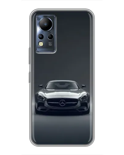 Чехол для Infinix Note 12 с картинкой «Mercedes на черном»