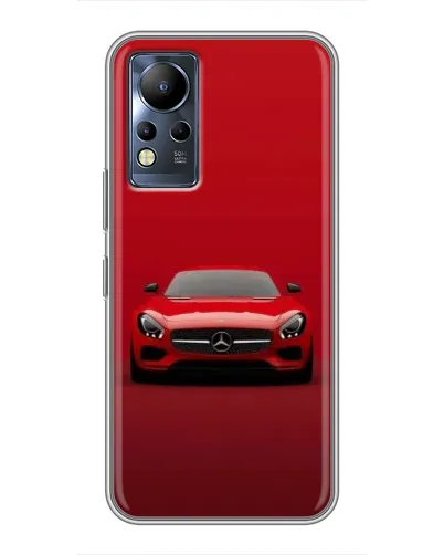 Чехол для Infinix Note 12 с картинкой «Красный Mercedes AMG»