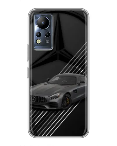 Чехол для Infinix Note 12 с картинкой «Mercedes AMG — графика»