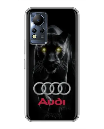 Чехол для Infinix Note 12 с картинкой «Пантера и Audi» Чехол для Infinix Note 12 с картинкой «Пантера и Audi»