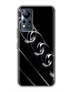 Чехол для Infinix Note 12 с картинкой «Audi — абстрактные кольца»