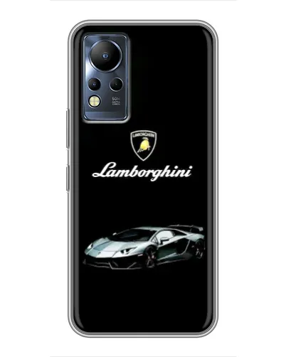 Чехол для Infinix Note 12 с картинкой «Логотип Lamborghini классика»