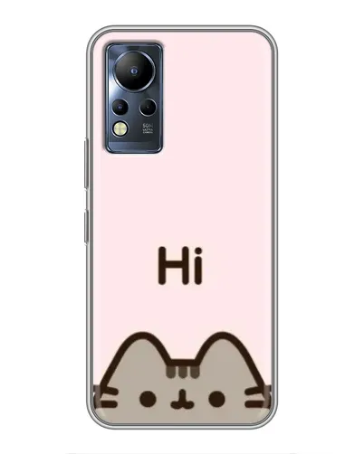 Чохол для Infinix Note 12 з картинкою «Пушин каже Hi» Чохол для Infinix Note 12 з картинкою «Пушин каже Hi»
