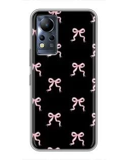 Чехол для Infinix Note 12 с картинкой «Бант-цветок»