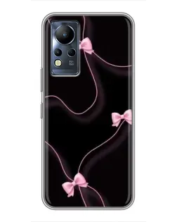 Чехол для Infinix Note 12 с картинкой «Розовые ленты»