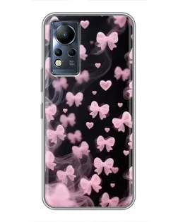 Чехол для Infinix Note 12 с картинкой «Неоновое кружево»