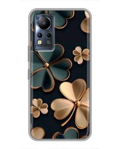 Чохол для Infinix Note 12 з картинкою «Конюшина в золоті»