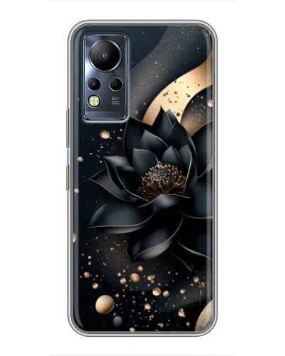 Чохол для Infinix Note 12 з картинкою «Чорний лотос»