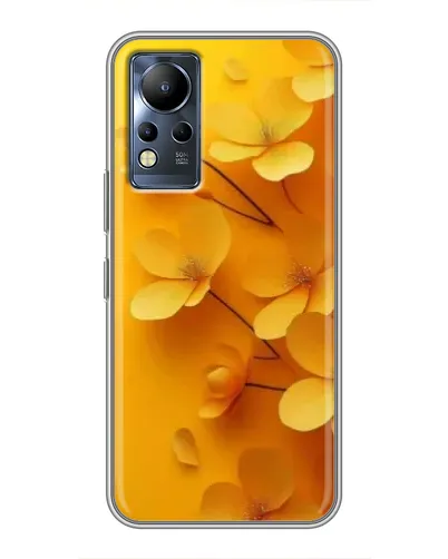 Чохол для Infinix Note 12 з картинкою «Золоті пелюстки»