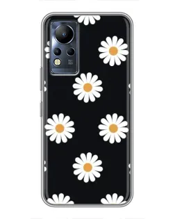 Чохол для Infinix Note 12 з картинкою «Ромашки на чорному» Чохол для Infinix Note 12 з картинкою «Ромашки на чорному»