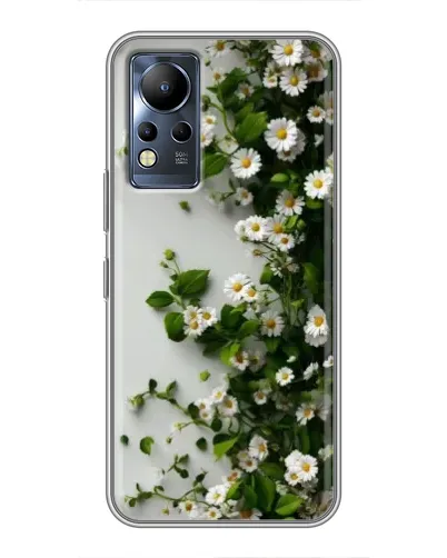 Чохол для Infinix Note 12 з картинкою «Гілка дрібних білих квітів»