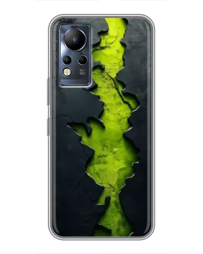 Чохол для Infinix Note 12 з картинкою «Салатовий розлом скелі»