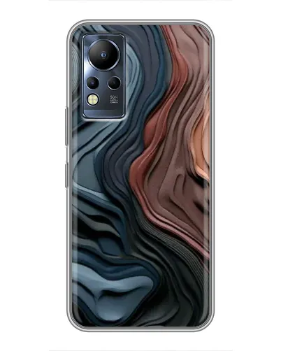Чохол для Infinix Note 12 з картинкою «Кольорові хвилі каньйону»