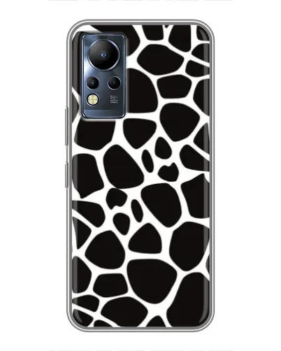 Чохол для Infinix Note 12 з картинкою «Чорно-білий жираф»