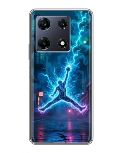 Чехол для Infinix Note 30 Pro с картинкой «Jordan Gold Jumpman»