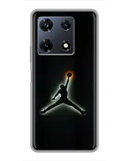 Чехол для Infinix Note 30 Pro с картинкой «Jordan Gradient Logo»