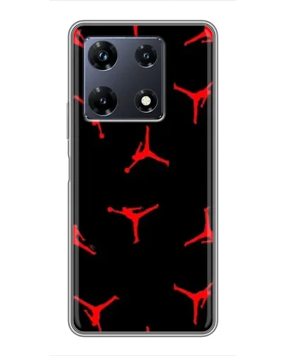 Чехол для Infinix Note 30 Pro с картинкой «Jordan Red Pattern»