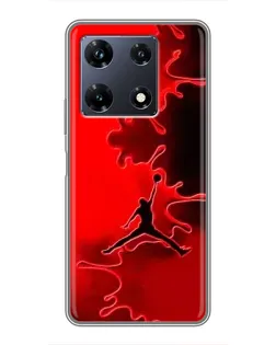 Чехол для Infinix Note 30 Pro с картинкой «Jordan Red Smoke»