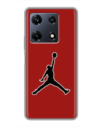 Чехол для Infinix Note 30 Pro с картинкой «Jordan Red Back»