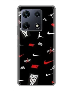 Чехол для Infinix Note 30 Pro с картинкой «Nike Mix Pattern»