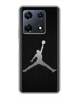 Чехол для Infinix Note 30 Pro с картинкой «Jordan Dark Carbon»