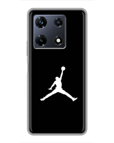 Чехол для Infinix Note 30 Pro с картинкой «Jordan Silhouette»