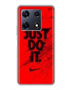 Чехол для Infinix Note 30 Pro с картинкой «Nike Just Do It»