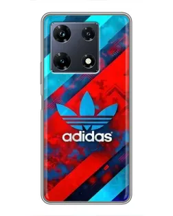 Чехол для Infinix Note 30 Pro с картинкой «Абстракция Adidas»