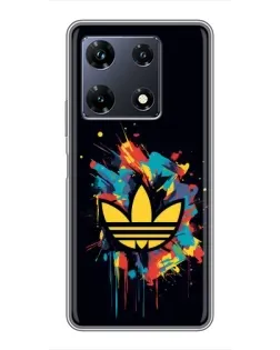 Чехол для Infinix Note 30 Pro с картинкой «Adidas Splash»