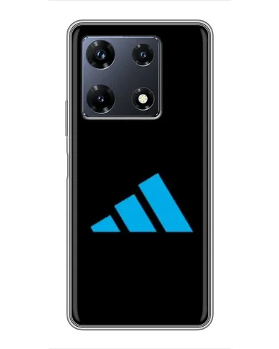 Чехол для Infinix Note 30 Pro с картинкой «Adidas Cyan Logo»