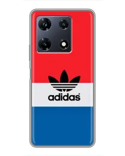 Чехол для Infinix Note 30 Pro с картинкой «Ретро блоки Adidas»