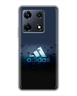 Чехол для Infinix Note 30 Pro с картинкой «Adidas Water Drops»