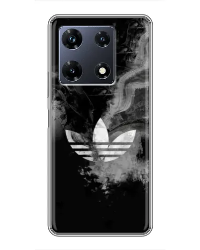 Чехол для Infinix Note 30 Pro с картинкой «Абстрактный дым Adidas»