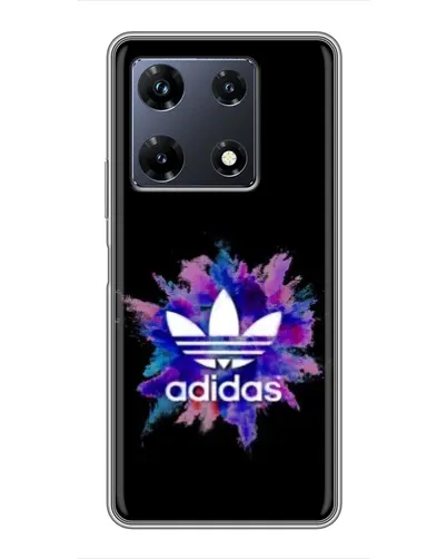 Чехол для Infinix Note 30 Pro с картинкой «Взрыв красок Adidas»