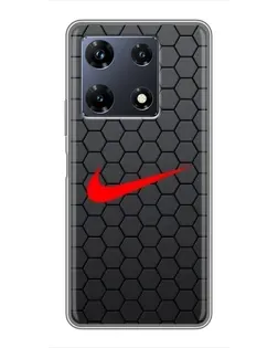 Чохол для Infinix Note 30 Pro з картинкою «Nike — карбонова сітка» Чохол для Infinix Note 30 Pro з картинкою «Nike — карбонова сітка»