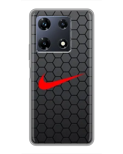 Чехол для Infinix Note 30 Pro с картинкой «Nike — карбоновая сетка»