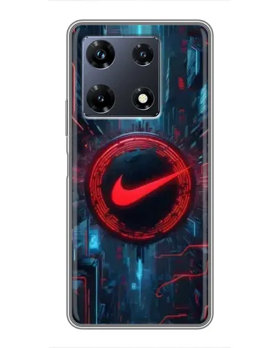 Чехол для Infinix Note 30 Pro с картинкой «Техногенный стиль Nike»