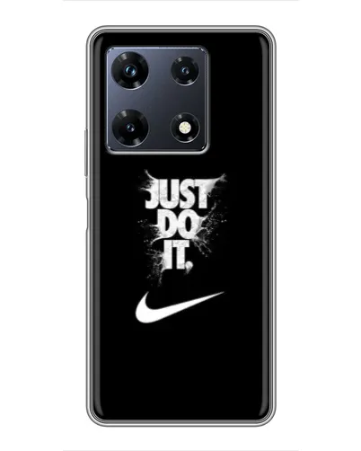 Чехол для Infinix Note 30 Pro с картинкой «Текстовый принт Nike»