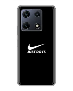 Чехол для Infinix Note 30 Pro с картинкой «Минимализм от Nike»
