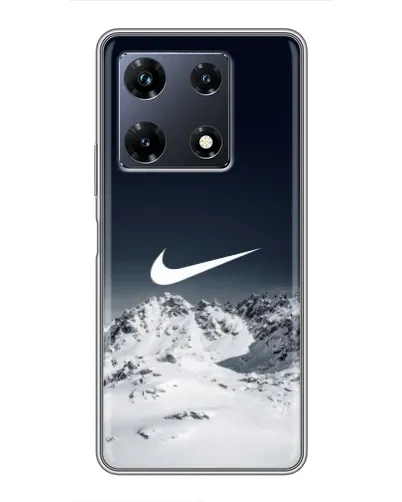 Чехол для Infinix Note 30 Pro с картинкой «Nike — зимние горы»