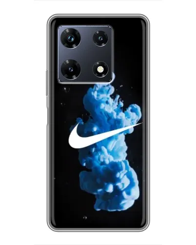 Чехол для Infinix Note 30 Pro с картинкой «Nike и синий дым»