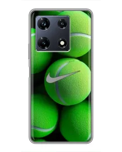 Чехол для Infinix Note 30 Pro с картинкой «Теннисные мячи Найк»
